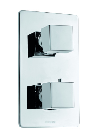 Смеситель Bossini CUBE Z00061.030 встраиваемый хром с термостатом