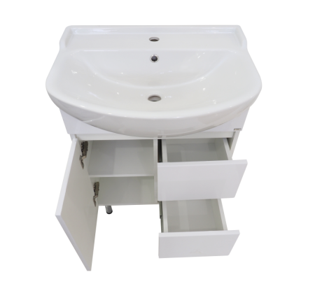 Тумба под раковину Misty Амур Э-Аму01060-0111Я 60х30 напольная цвет белый