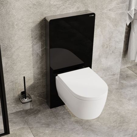 Пристенный модуль системы инсталляции для унитазов WasserKRAFT Naab 86 86TLT.040.SE.BL