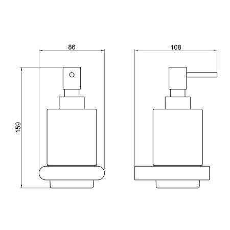 Дозатор Timo Luiro 18438/03