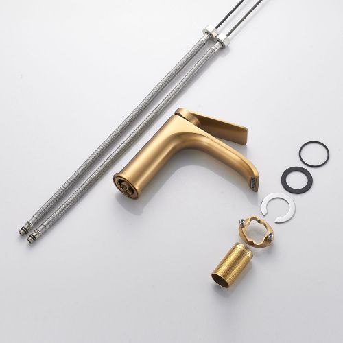 Смеситель Shevanik S4101G на раковину золото - фото 4