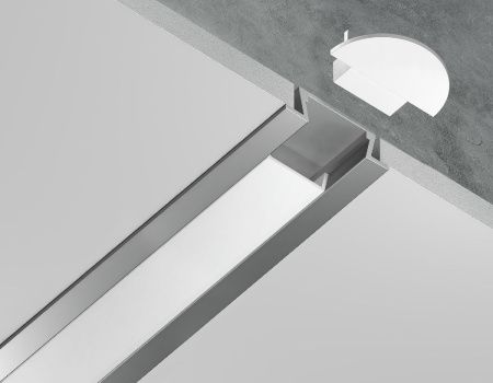 Алюминиевый встраиваемый профиль Ambrella Light Alum Profile (Алум Профиле) GP1001AL