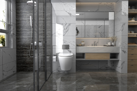 Унитаз подвесной Abber Bequem AC1102 белый с сиденьем микролифт безободковый каскадный смыв