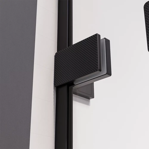 Душевая дверь Veconi Premium Alassio AL-120-11-BB-C4 120х200 стекло тонированное профиль черный - фото 3