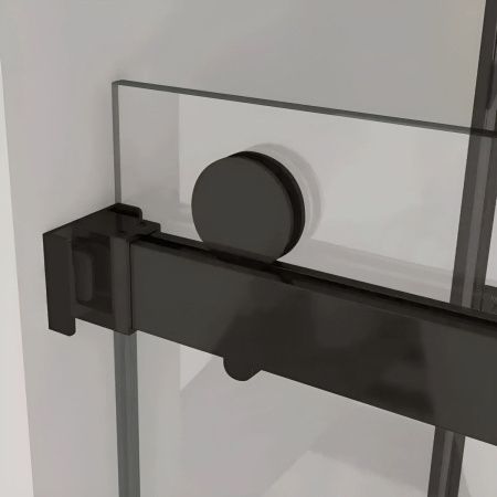 Душевой уголок Cerutti SPA CEZA'S120B 120х90 стекло прозрачное профиль черный без поддона