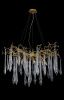 Люстра подвесная Crystal Lux Reina (Реина) REINA SP8 D1000 GOLD PEARL