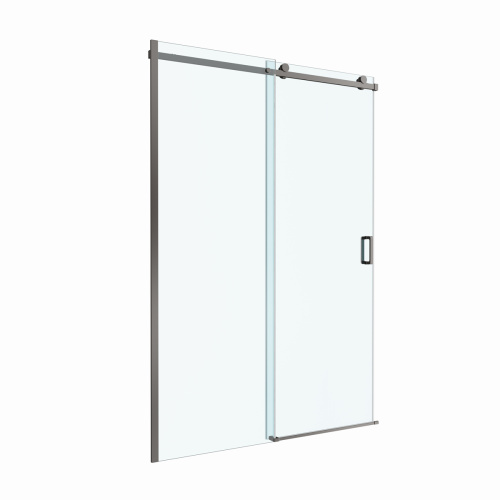 Душевая дверь BelBagno SOFT CLOSE-2 SOFT_CLOSE-2-BF-1-150-C-GM 150х200 стекло прозрачное профиль оружейная сталь - фото 5