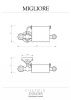 Бумагодержатель Migliore Cristalia 16763