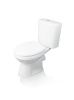 Унитаз напольный с бачком Creo Сeramique PROJECT COMBO-PR1002 белый с сиденьем с микролифт душевой смыв