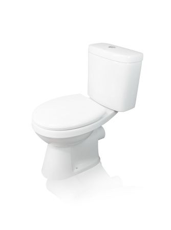 Унитаз напольный с бачком Creo Сeramique PROJECT COMBO-PR1002 белый с сиденьем с микролифт душевой смыв