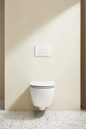 Чаша унитаза подвесная Arrow AHB2133H цвет белый без сиденья безободковая каскадный смыв