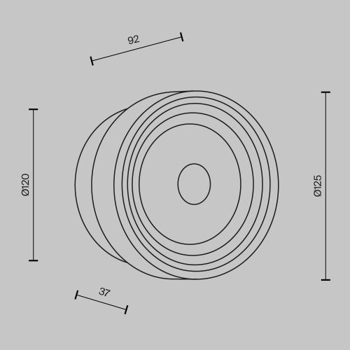 Бра Maytoni Olo MOD493WL-L6PTK2 - фото 4