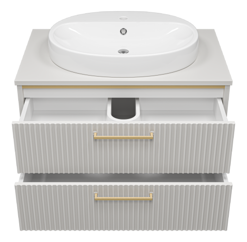 Тумба под раковину Brevita Elche ELC-01080-0502Я 81х51х45 - фото 3
