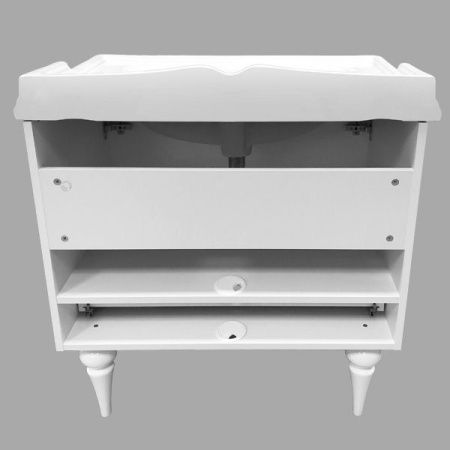 Тумба с раковиной Comforty Монако 00004136578CF 80х50 напольная цвет белый