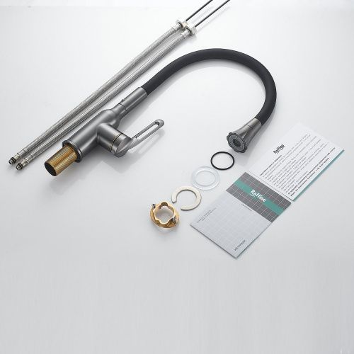 Смеситель для кухни Raffine F303T-3 на мойку оружейная сталь - фото 4