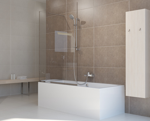 Ванна акриловая Vitra Neon 52540001000 180х80 пристенная прямоугольная - фото 2