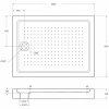 Душевой поддон BelBagno TRAY-BB-AH-120/90-15-W 120х90 акрил белый с ножками