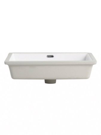 Раковина из сантехнического фарфора Orange B02-600W 60х40 встраиваемая цвет белый