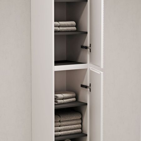 Шкаф-пенал Sancos FOLK PFL35W 40х170 подвесной цвет белый