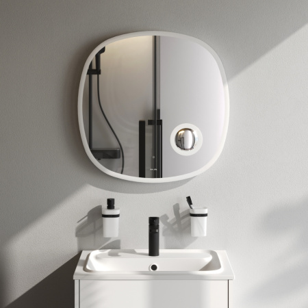 Зеркало в ванную Am.Pm Func M8FMOX0653SA 65х65 цвет серый