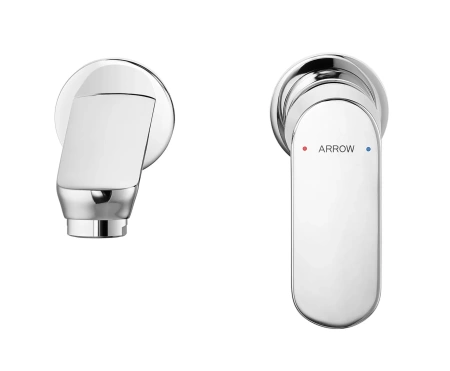 Смеситель для раковины Arrow ARM12848 встраиваемый в стену хром