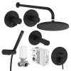 Душевая система Vitra Origin A49284EXP встраиваемая в стену цвет черный