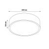Светильник накладной Uniel ULO ULO-K40A 60W/4000К/R60 IP40 LIGHT GREY