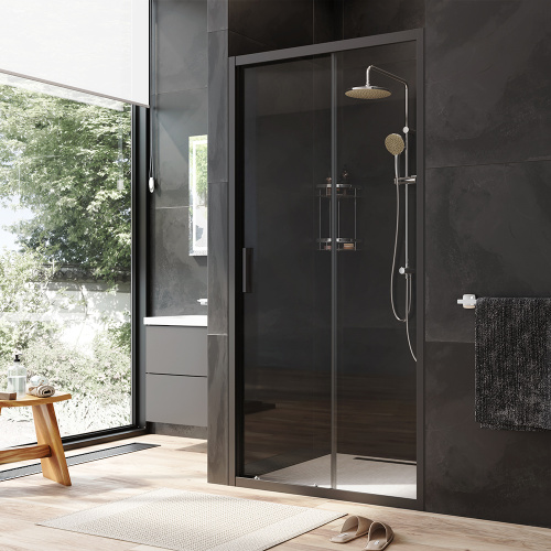 Душевая дверь Am.Pm Gem W90G-100-1-195BT 100х195 стекло прозрачное профиль черный