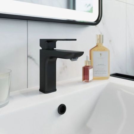 Смеситель IDDIS Slide SLIBL00i01 на раковину черный