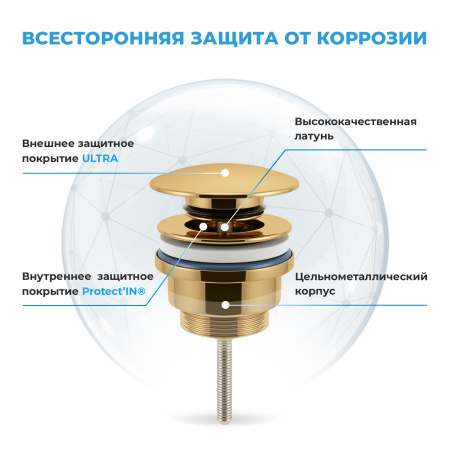 Донный клапан Wellsee Drainage System 182141000