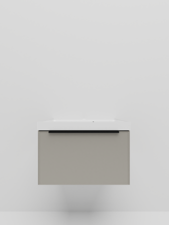 Тумба с раковиной La Fenice SIMPLA NFNC-01-SIM-C-60-3-60 60х50 подвесная цвет бежевый