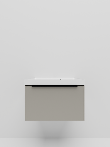 Тумба с раковиной La Fenice SIMPLA NFNC-01-SIM-C-60-3-60 61х36х47 подвесная цвет бежевый - фото 2