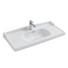 Раковина керамическая Cezares GIUBILEO CZR-ELT-80-LVB 80х50 подвесная цвет белый 1 отверстие под смеситель
