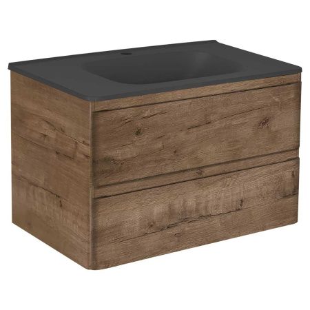 Тумба под раковину Vincea Vico VMC-2V800VO 80х50 подвесная цвет коричневый