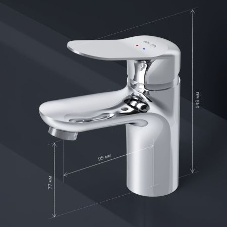 Смеситель Am.Pm Sunny F85C02100 на раковину хром