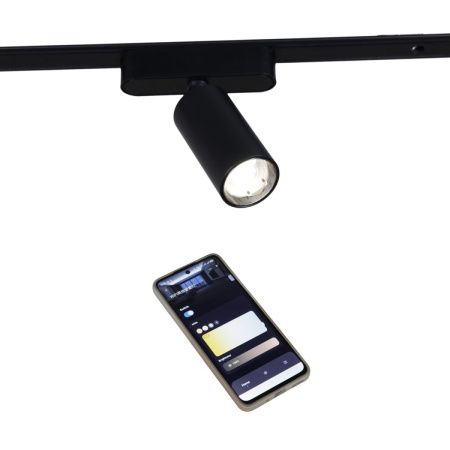 Трековый магнитный светильник Reluce 13005-9.3-001UR magnetic LED12W BK CCT+SMART