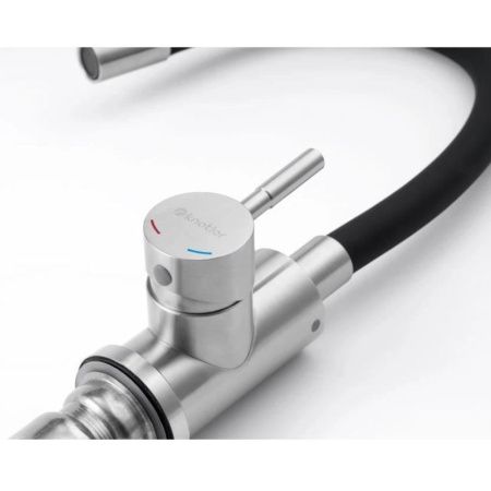 Смеситель для кухни Knotlor STREAMLINE SS-02 на мойку нержавеющая сталь