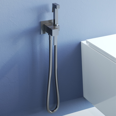 Гигиенический душ со смесителем RGW Shower Panels (Шоувер панелс) 581408212-11 серый