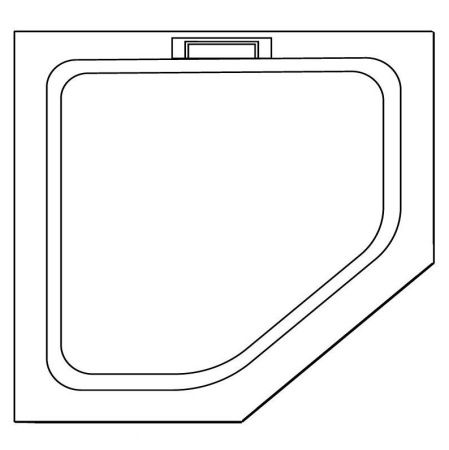Душевой поддон из искусственного камня RGW STA 16330599-10 90х90 серый без ножек
