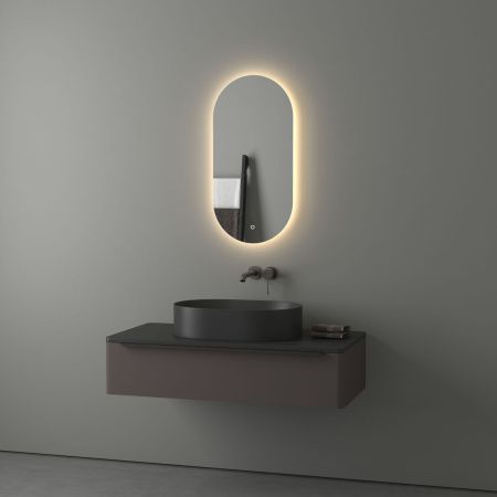 Зеркало с подсветкой Evoform Ledshine BY 2696 40х80 подвесное