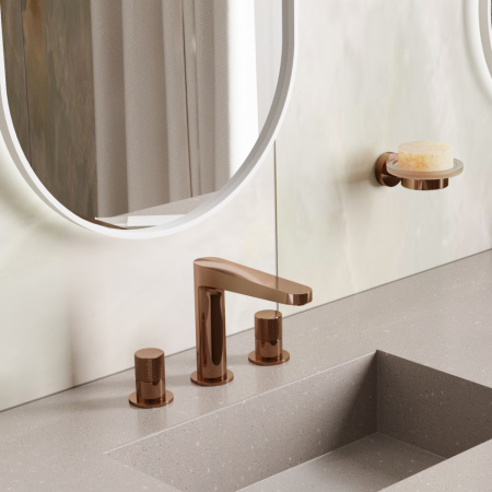 Смеситель WasserKRAFT Paar 8800 8835 встраиваемый золото розовое