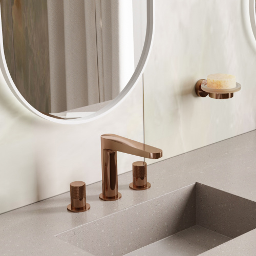 Смеситель WasserKRAFT Paar 8800 8835 встраиваемый золото розовое - фото 2