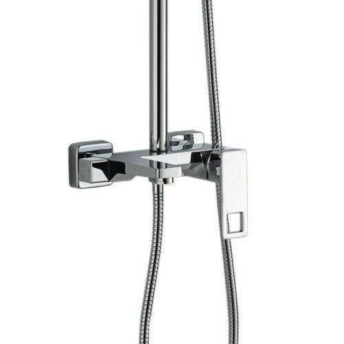 Душевая стойка Haiba HB24615 настенная цвет хром - фото 4