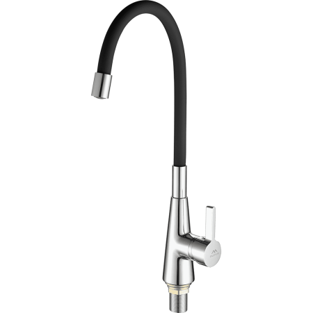 Смеситель для кухни Fashun A4153+B04 на мойку черный/хром