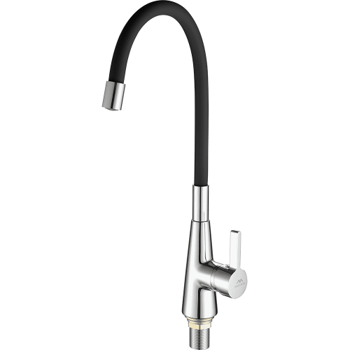 Смеситель для кухни Fashun A4153+B04 на мойку хром/черный - фото 2