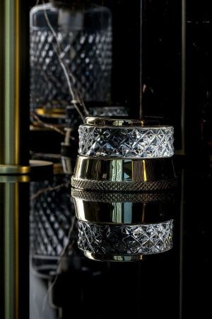 Смеситель для раковины Boheme Aura 152-G-A на столешницу золото