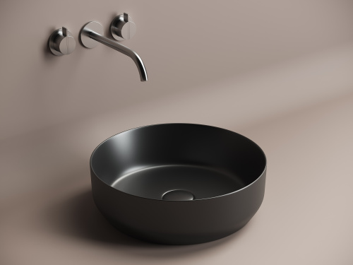 Раковина Ceramica Nova ELEMENT 39 см CN6022MB накладная цвет черный матовый - фото 3