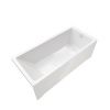 Ванна акриловая 1ACReal Palermo Щ0000028758 180х80 пристенная прямоугольная без ножек и каркаса
