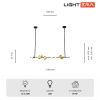 Светильник подвесной Lightera Ontario (Онтарио) LE115L-12B