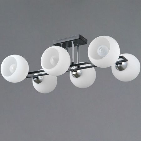 Люстра потолочная Illumico IL0791-6CSQ-25 BK CR TRENTO